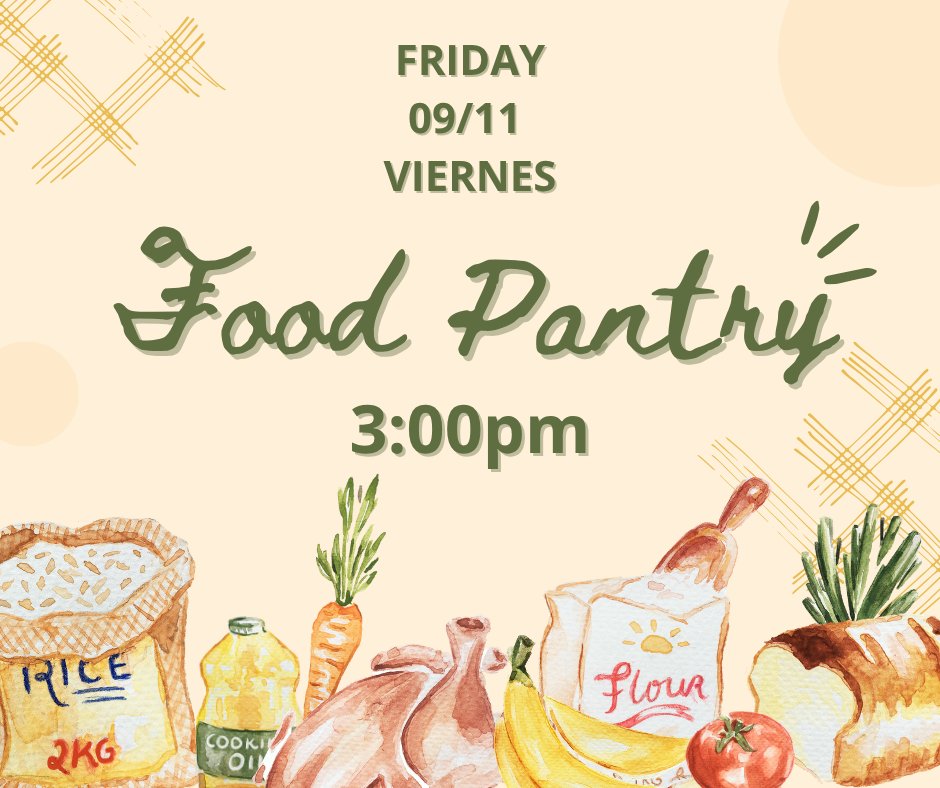 Food Pantry 9/11 @3pm